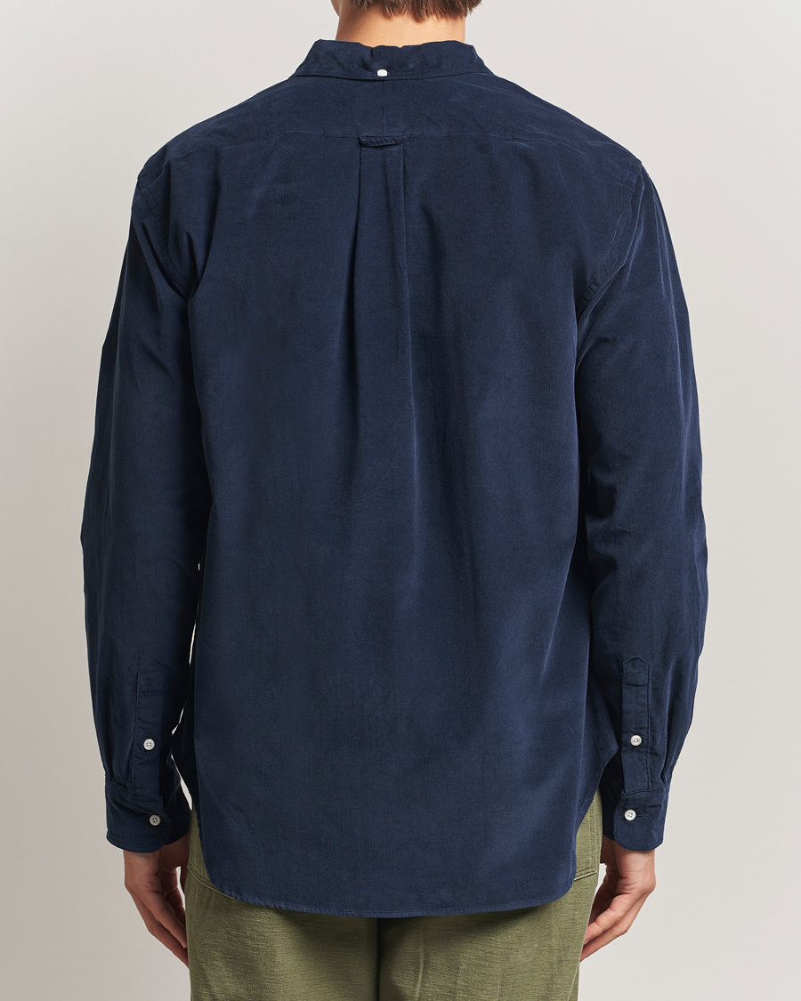 Men | Shirts | Gitman Vintage | Corduroy Button Down Shirt Navy