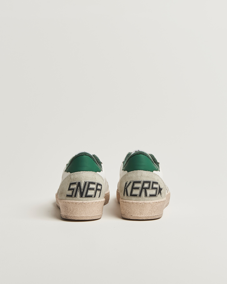 Men | Golden Goose Ball Star Sneakers White/Green | Golden Goose | Ball Star Sneakers White/Green