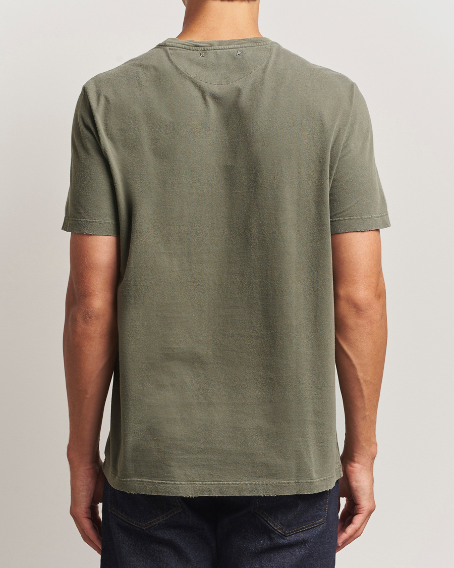 Men | T-Shirts | Golden Goose | Cotton Logo T-Shirt Dusty Olive