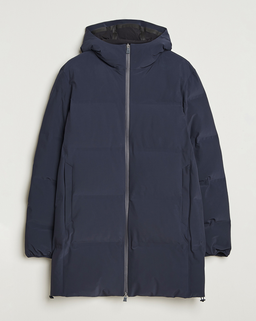Men | Coats & Jackets | Herno | Waterproof Stretch Down Parka Navy