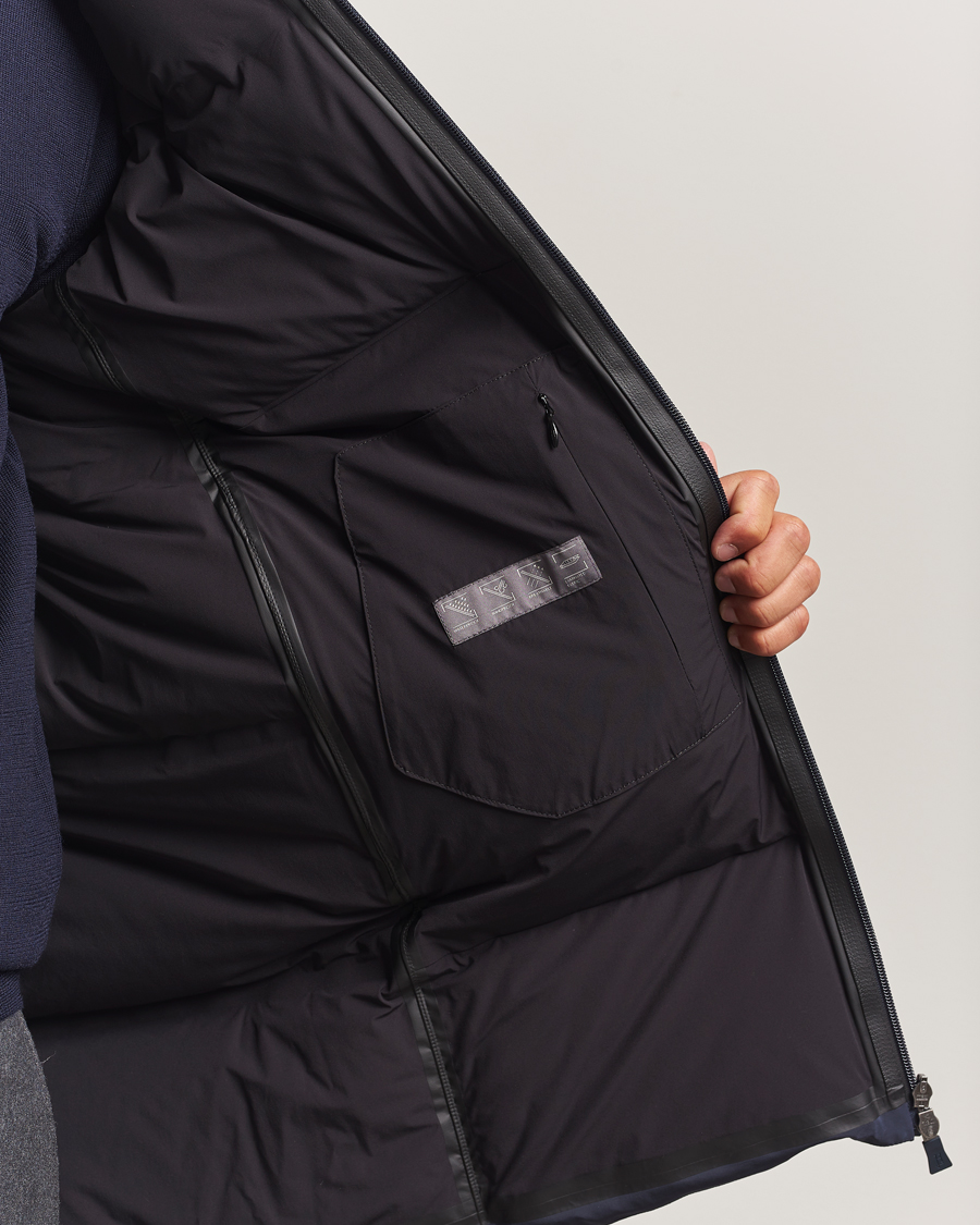 Men | Coats & Jackets | Herno | Waterproof Stretch Down Parka Navy