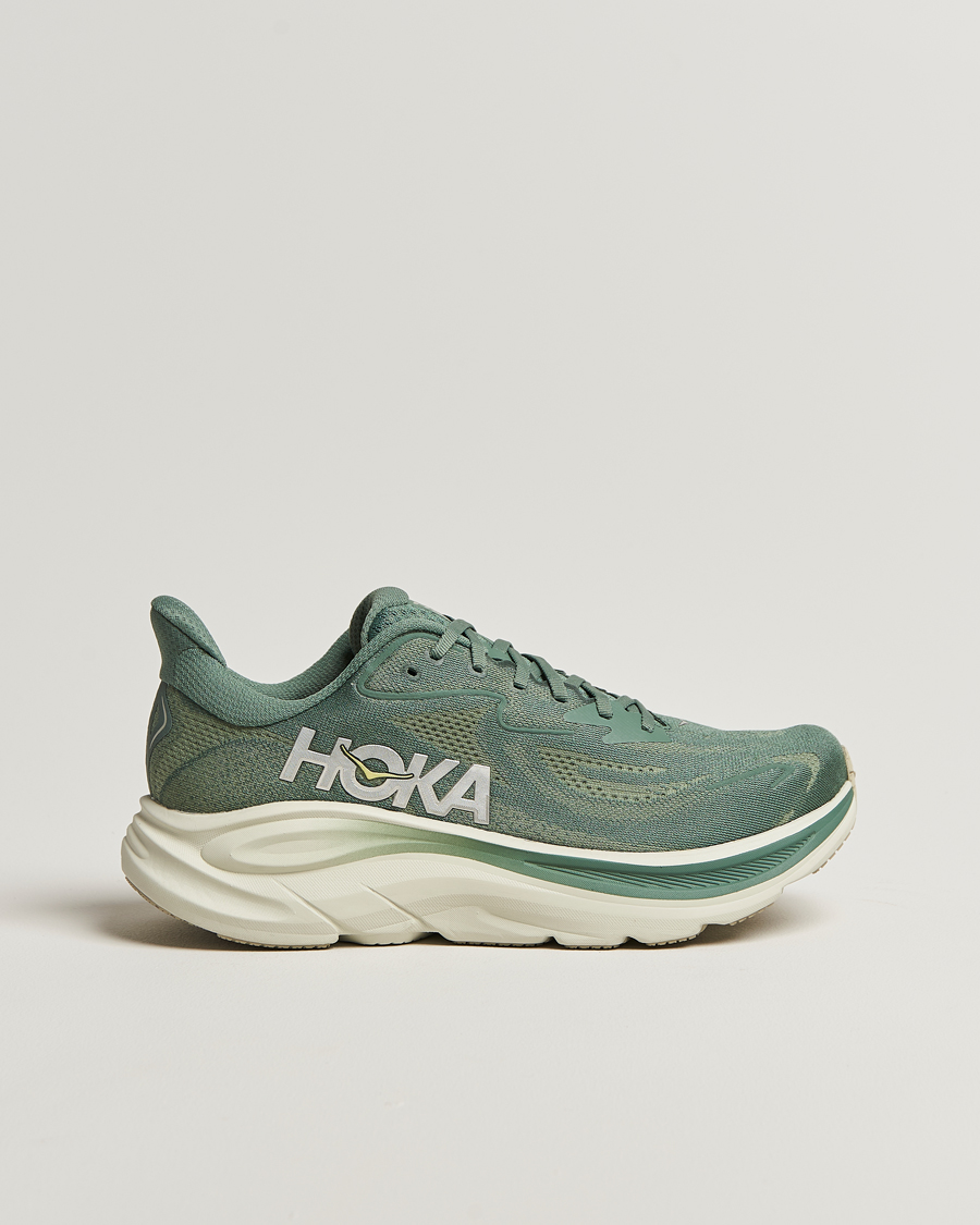 Men | Hoka One Clifton 10 Running Sneakers Fern/Truffle Salt | Hoka | One Clifton 10 Running Sneakers Fern/Truffle Salt
