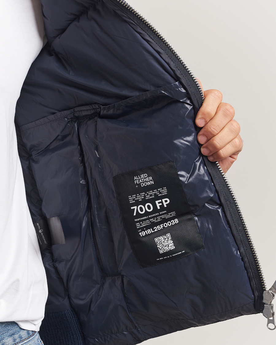 Men | Coats & Jackets | Sail Racing | Ridge Knitted Hybrid Jacket Dark Navy