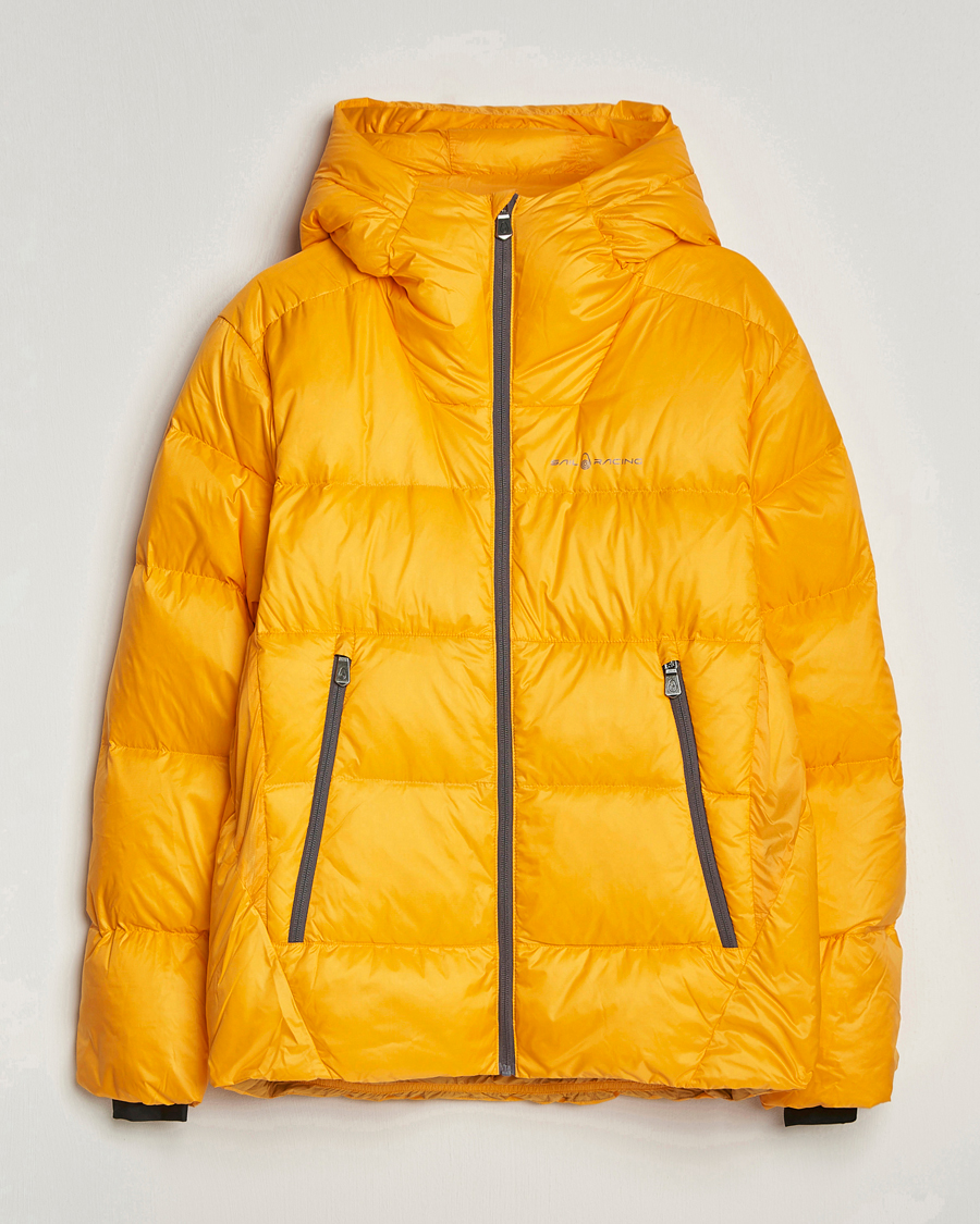 Men | Coats & Jackets | Sail Racing | Cloud Down Hooded Jacket Sunset Orange