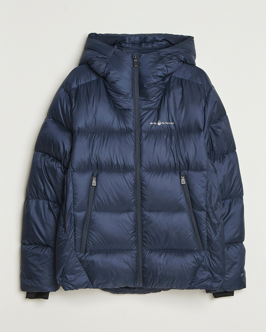 Men | Coats & Jackets | Sail Racing | Cloud Down Hooded Jacket Dark Navy