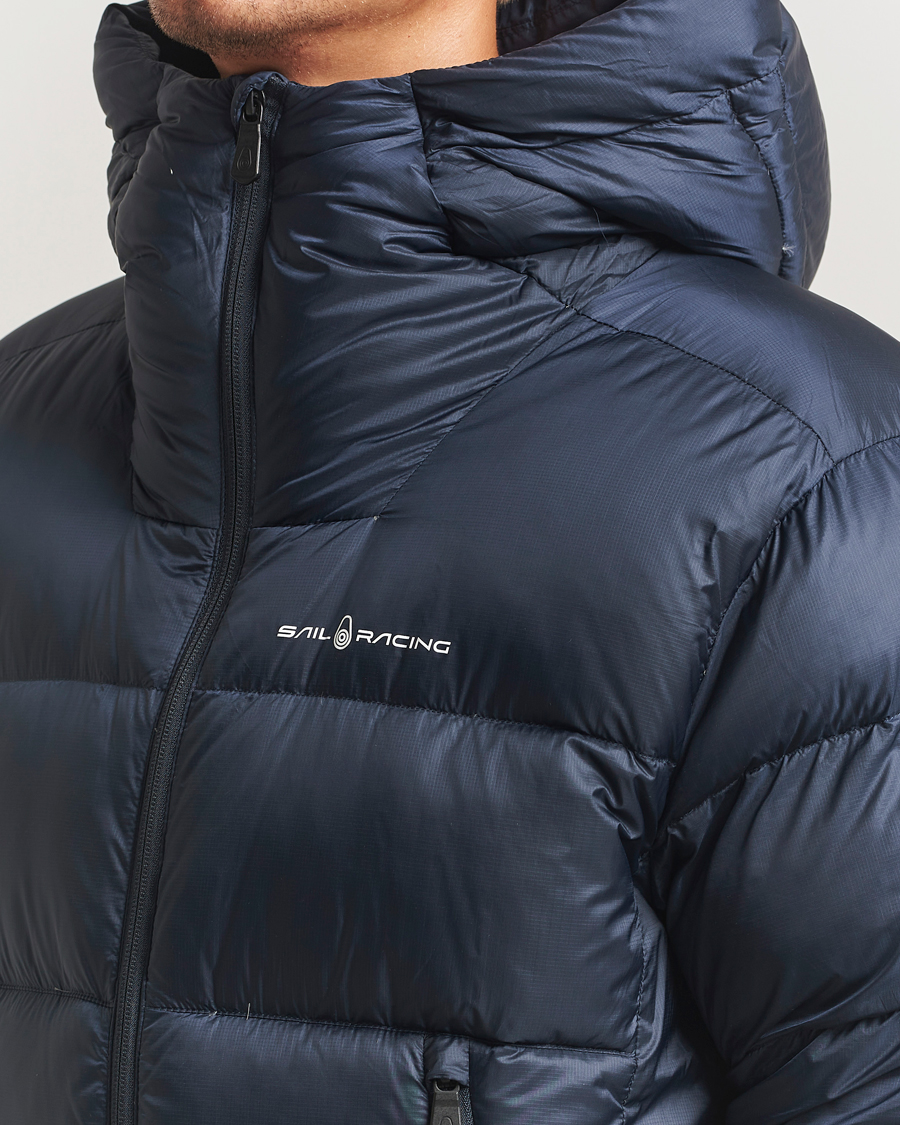 Men | Coats & Jackets | Sail Racing | Cloud Down Hooded Jacket Dark Navy
