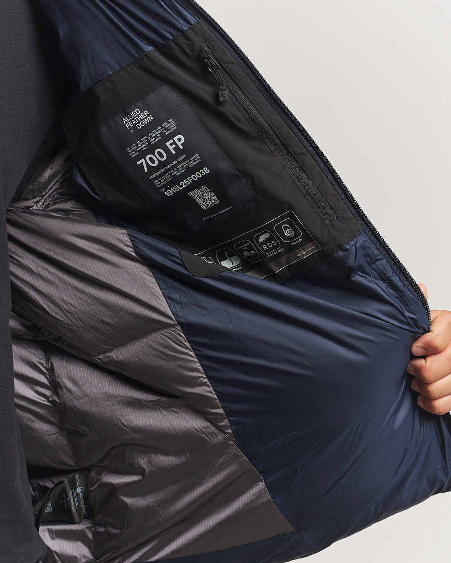 Men | Coats & Jackets | Sail Racing | Cloud Down Hooded Jacket Dark Navy