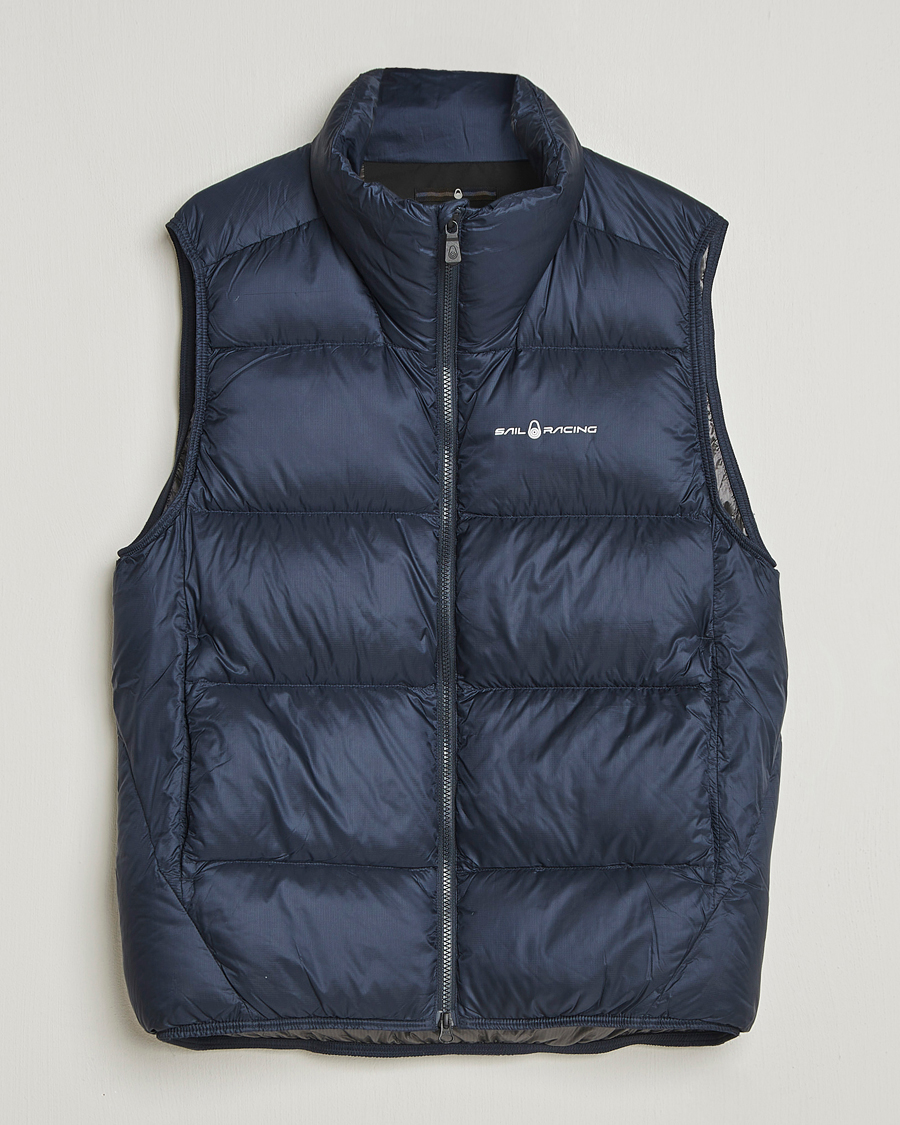 Sail Racing Cloud Down Vest Dark Navy at CareOfCarl.com