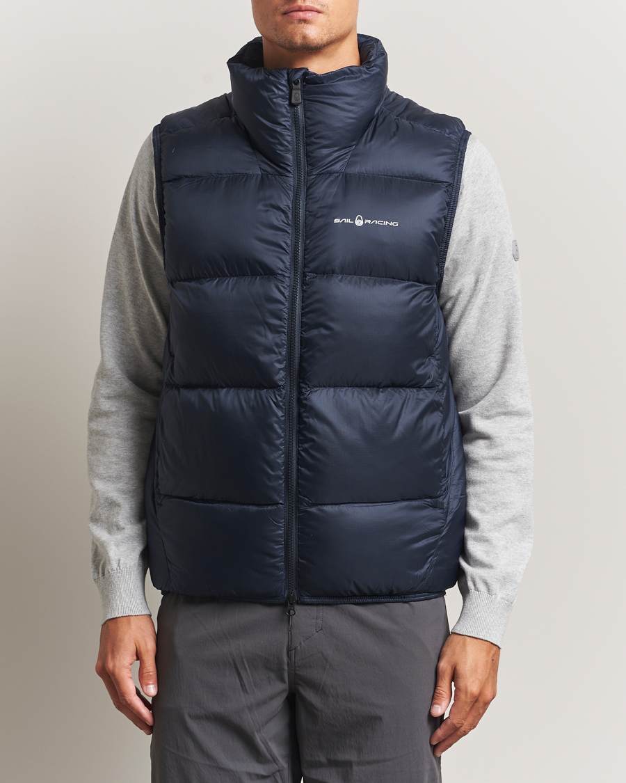Sail Racing Cloud Down Vest Dark Navy at CareOfCarl.com