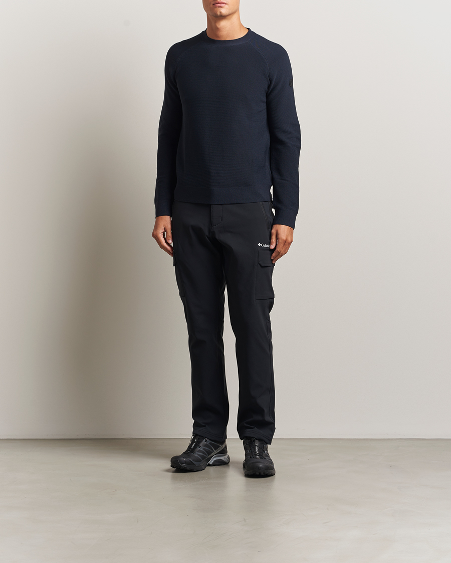 Men | Sweaters & Knitwear | Sail Racing | Element Seamless Crew Neck Dark Navy