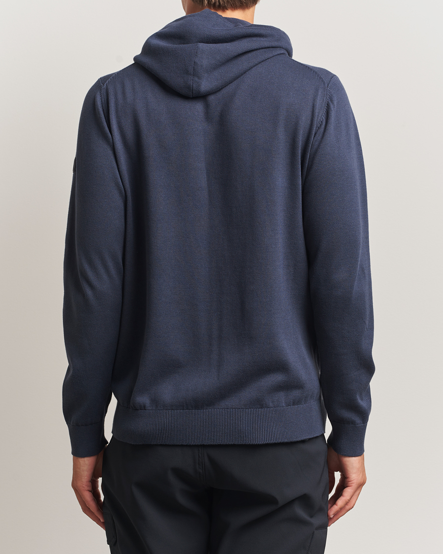 Men | Sweaters & Knitwear | Sail Racing | Bowman Knitted Full Zip Hoodie Navy