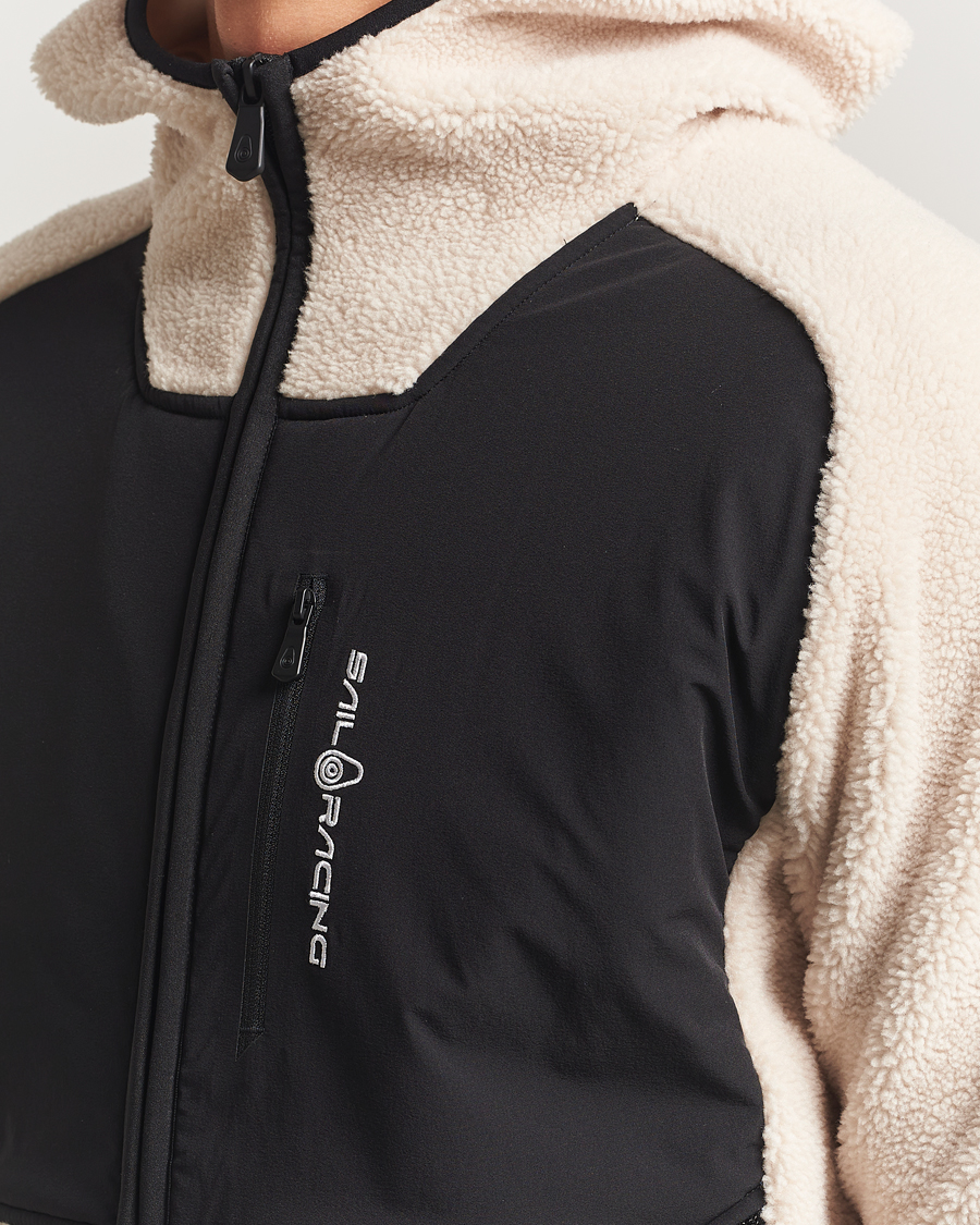 Men | Sweaters & Knitwear | Sail Racing | Patrol Pile Full Zip Hoodie Ivory
