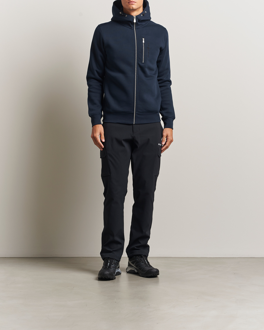 Men | Sweaters & Knitwear | Sail Racing | Bowman Full Zip Hoodie Dark Navy