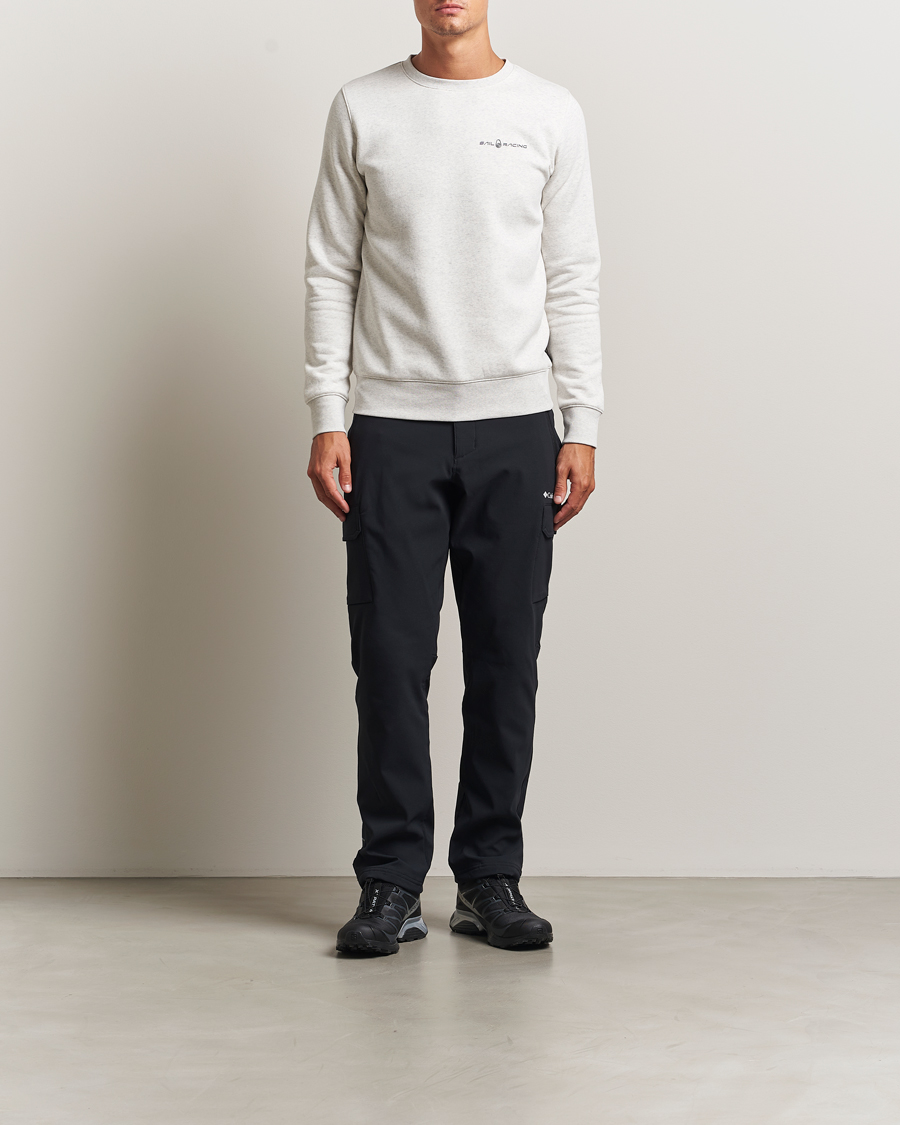 Men | Sweaters & Knitwear | Sail Racing | Bowman Crew Neck Sweatshirt Light Grey Melange