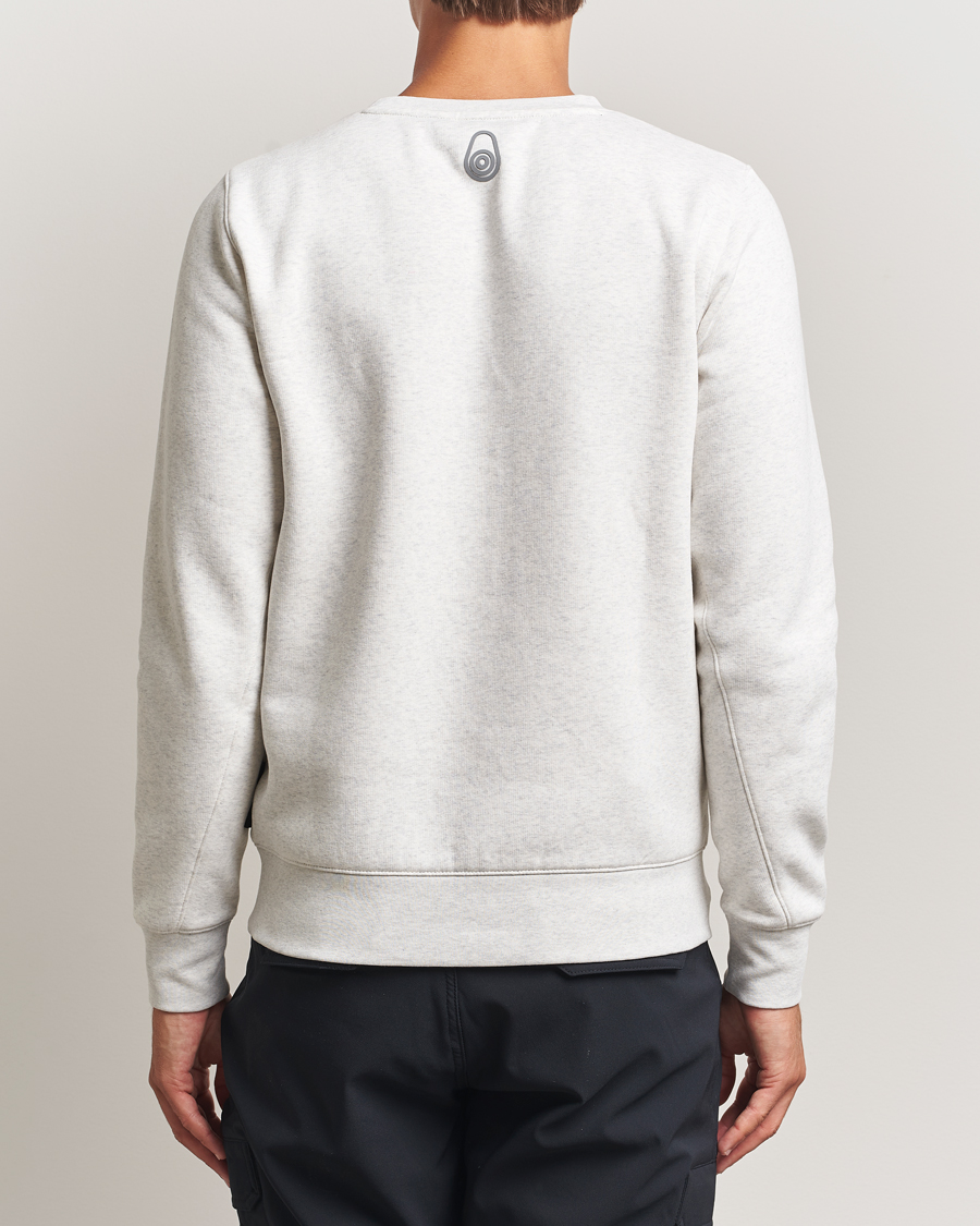 Men | Sweaters & Knitwear | Sail Racing | Bowman Crew Neck Sweatshirt Light Grey Melange