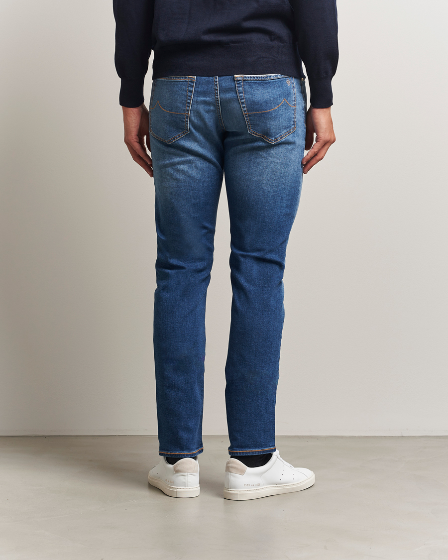 Men | Jeans | Jacob Cohën | Bard Limited Edition Slim Fit Jeans Mid Blue