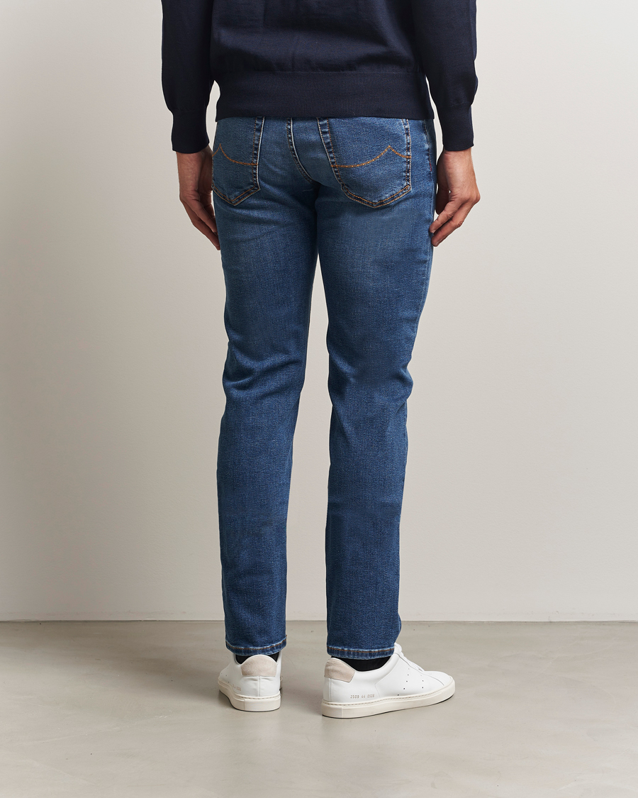 Men | Jeans | Jacob Cohën | Bard Olympics Slim Fit Stretch Jeans Medium Blue