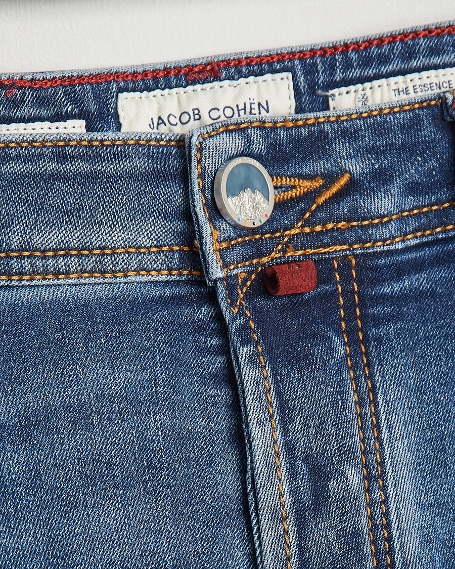 Men | Jeans | Jacob Cohën | Bard Olympics Slim Fit Stretch Jeans Medium Blue