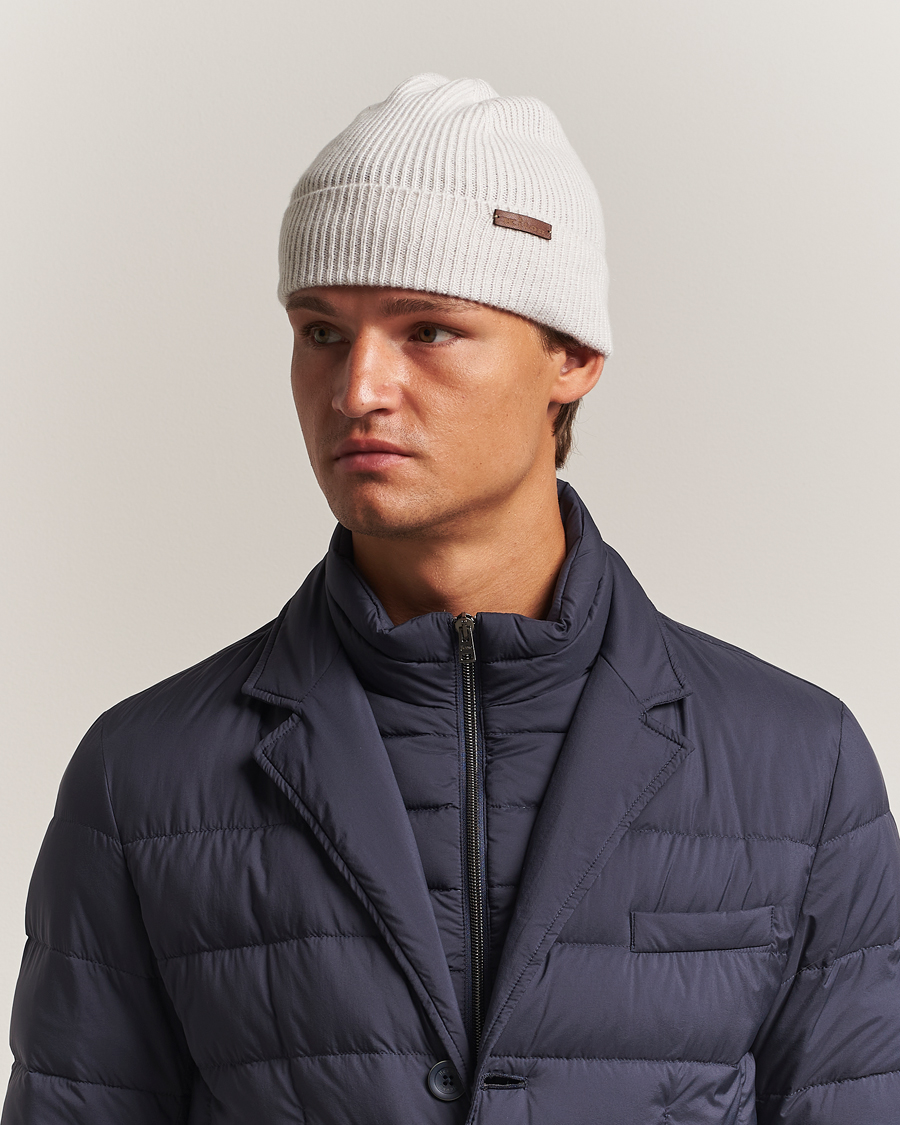 Jil Sander Merino Wool Rib Beanie Black at CareOfCarl.com