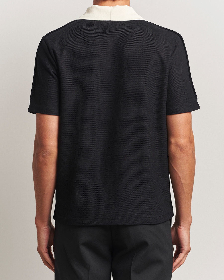 Men | Sweaters & Knitwear | Lanvin | Collar T-shirt Black