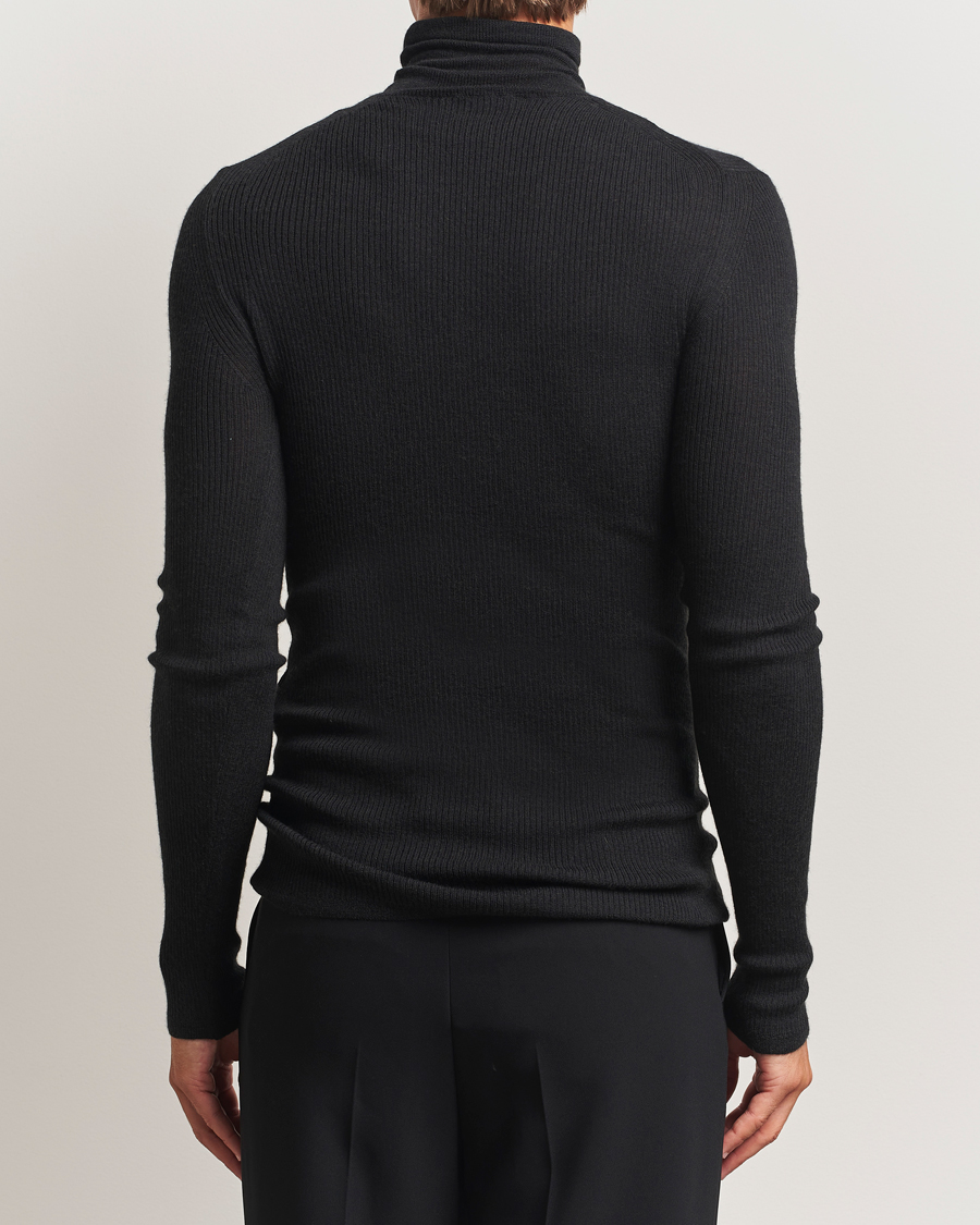 Men | Sweaters & Knitwear | Lanvin | Cashmere/Silk Rollneck Black