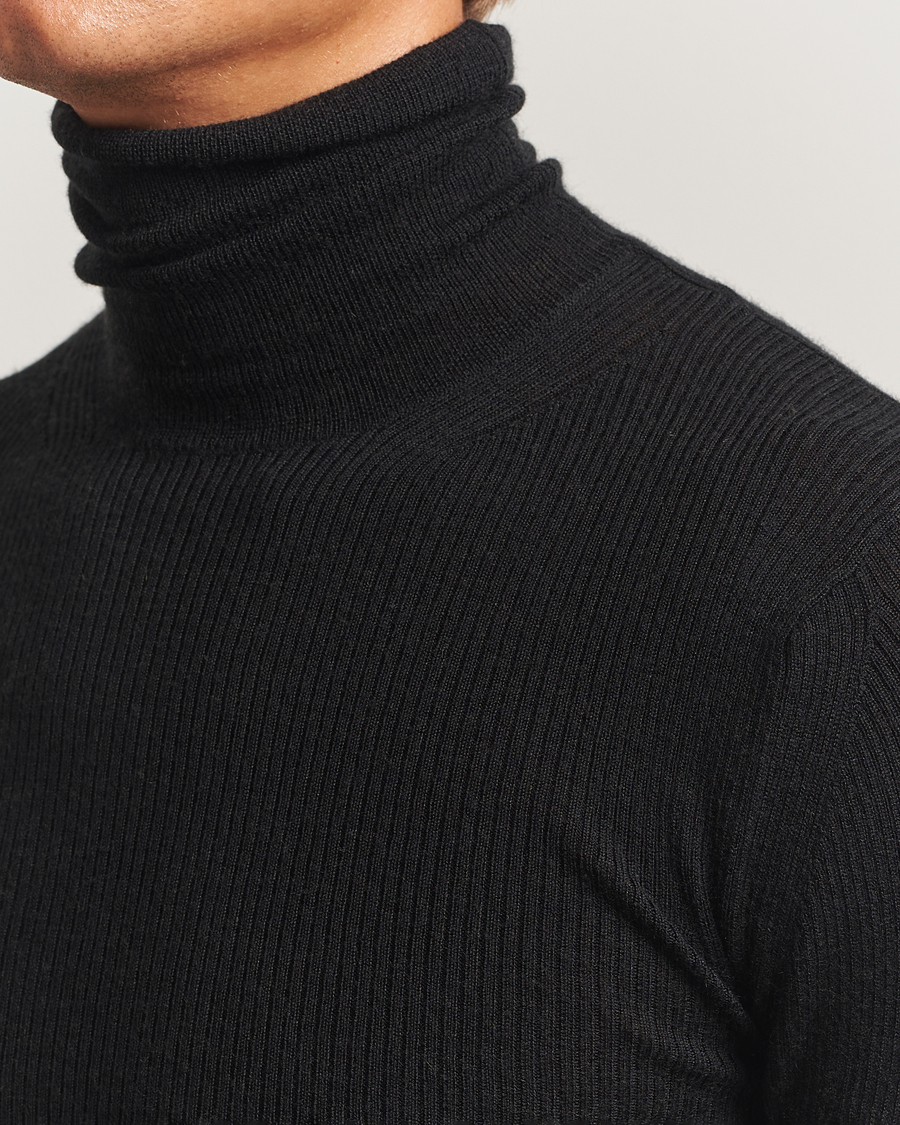 Men | Sweaters & Knitwear | Lanvin | Cashmere/Silk Rollneck Black