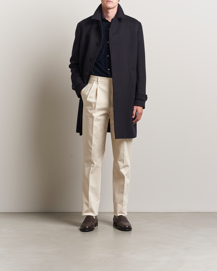 Men | Coats & Jackets | Lardini | Wool Coat Navy