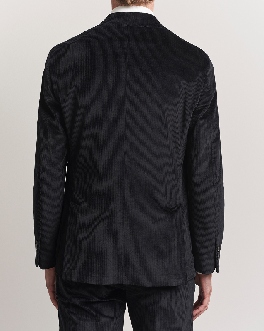 Men | Blazers | Lardini | Cotton Corduroy Blazer Black
