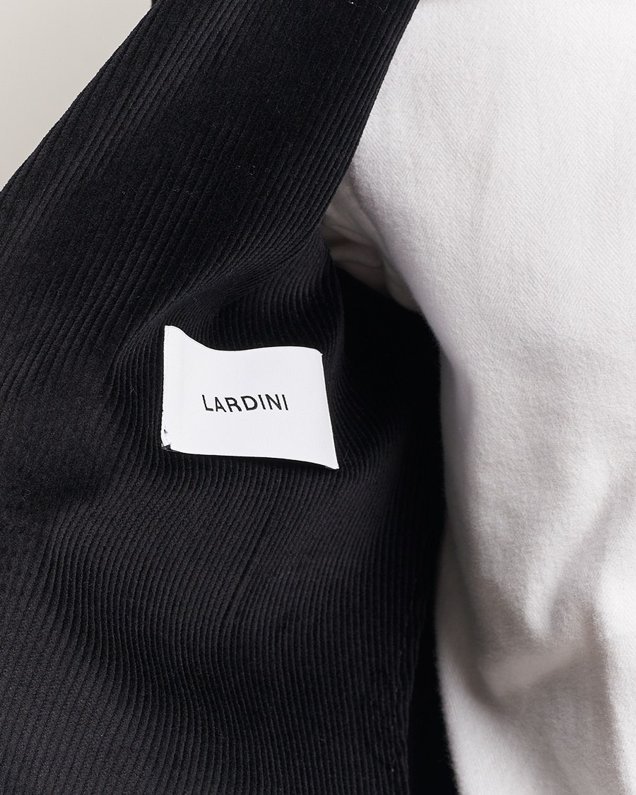 Men | Blazers | Lardini | Cotton Corduroy Blazer Black