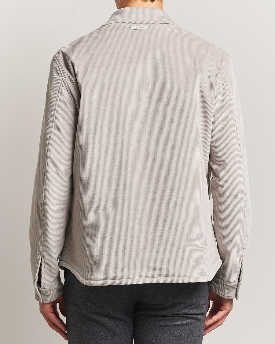 Men | Coats & Jackets | Lardini | Corduroy Overshirt Taupe