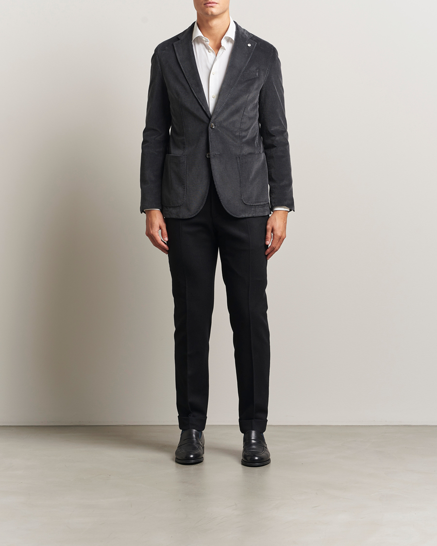 Men | Blazers | L.B.M. 1911 | Jack Corduroy Blazer Dark Grey