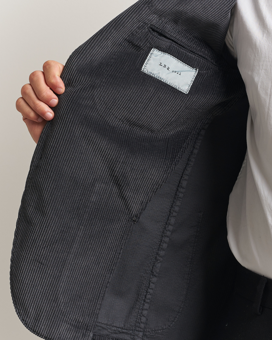 Men | Blazers | L.B.M. 1911 | Jack Corduroy Blazer Dark Grey