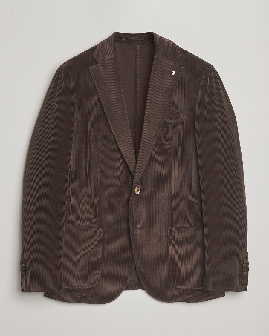 Men | Blazers | L.B.M. 1911 | Jack Corduroy Blazer Dark Brown