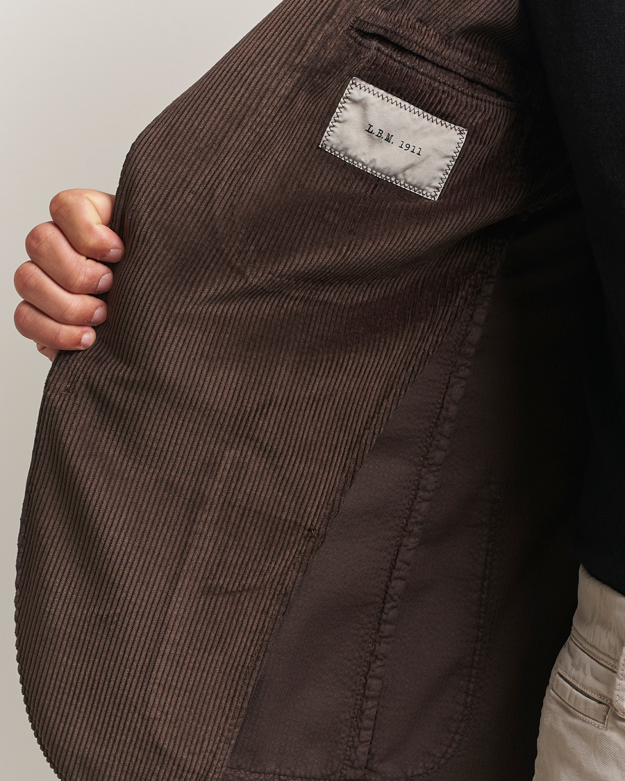 Men | Blazers | L.B.M. 1911 | Jack Corduroy Blazer Dark Brown