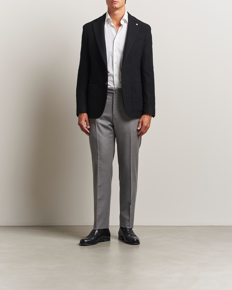 Men | Blazers | L.B.M. 1911 | Jack Structured Wool Blazer Black