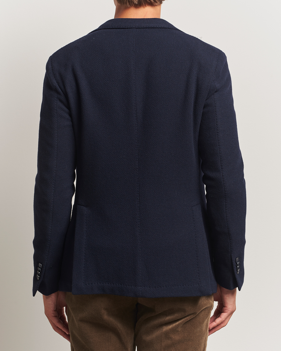 Men | Blazers | L.B.M. 1911 | Jack Fly Knitted Wool Blazer Navy