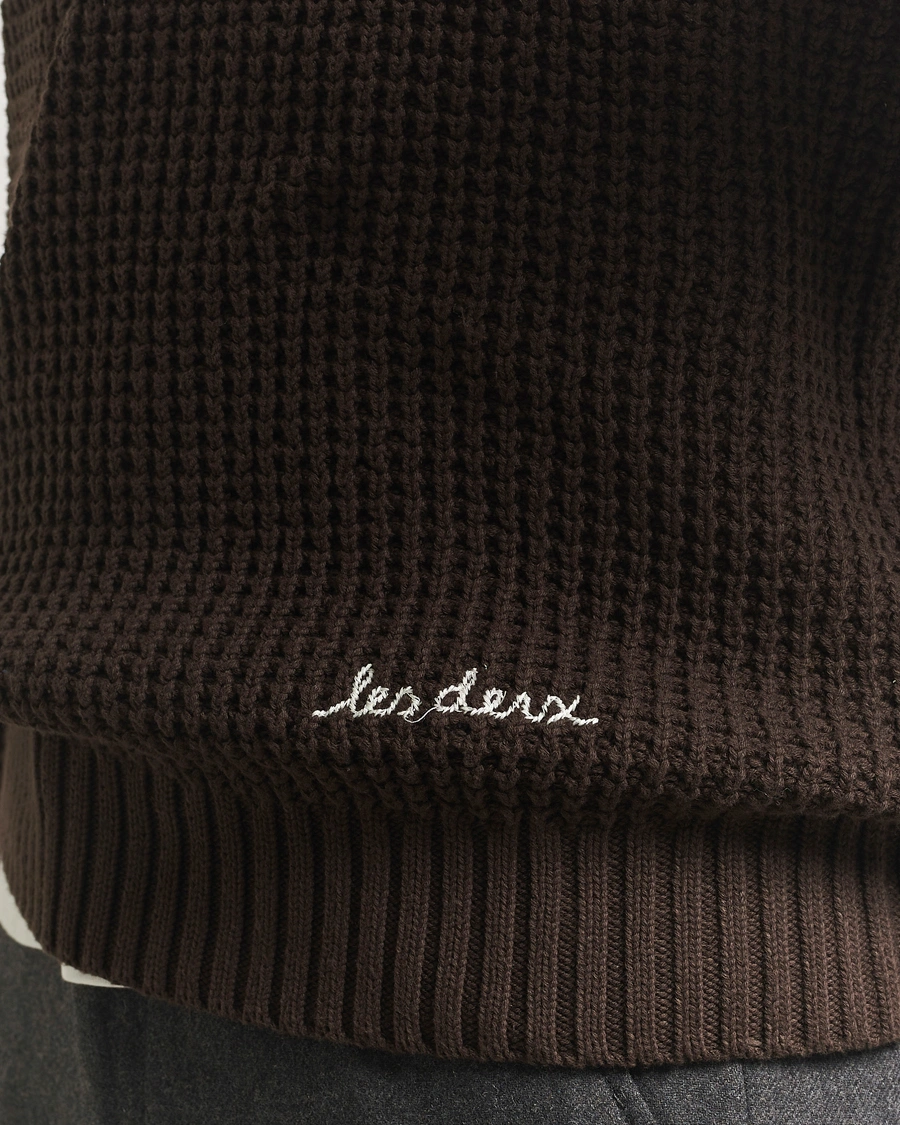 Men | Sweaters & Knitwear | LES DEUX | Alvin Cotton Waffle Crewneck Delicioso