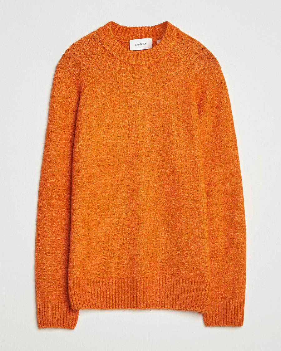 Men | Sweaters & Knitwear | LES DEUX | Gillbert Knitted Crewneck Gold Flame