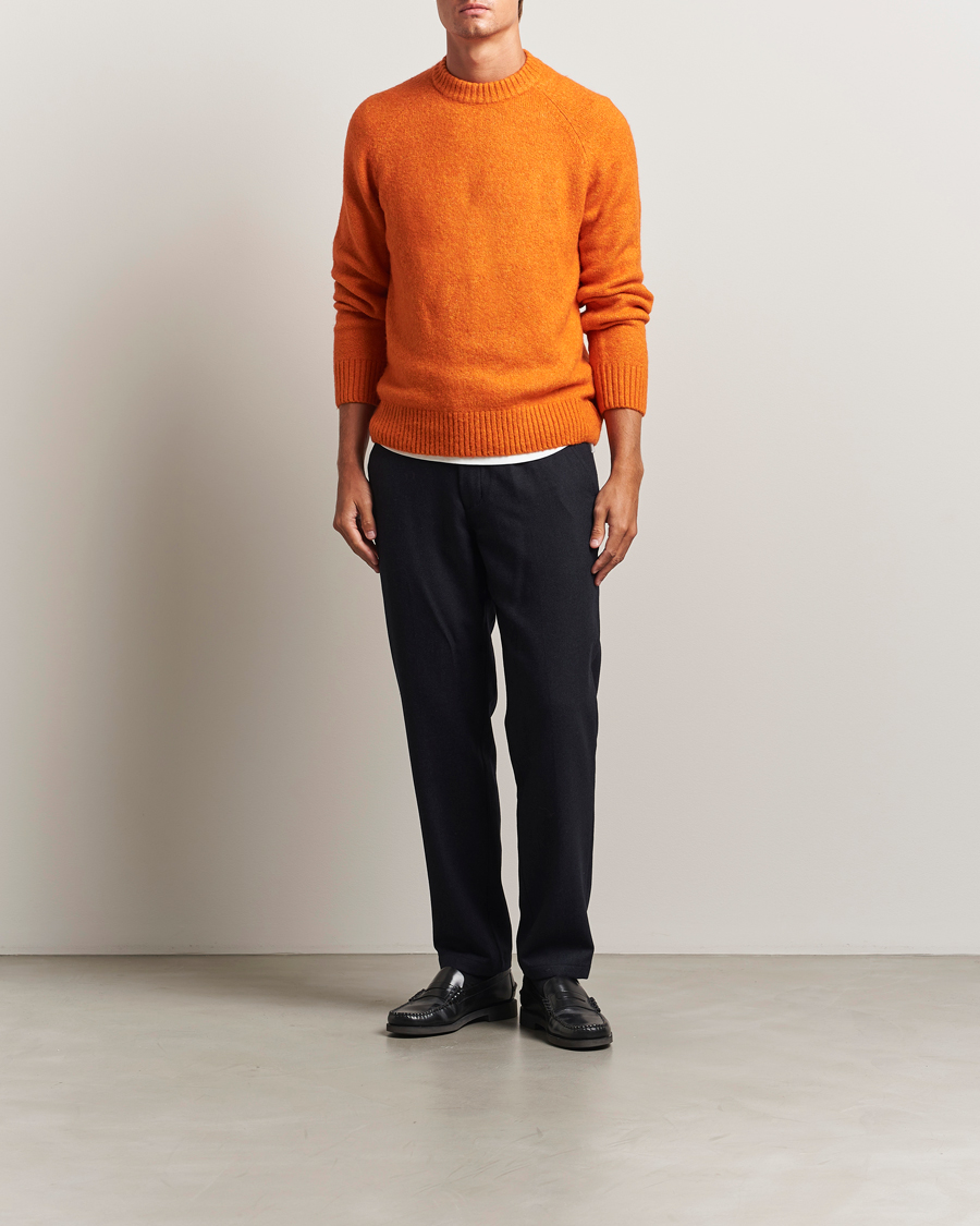 Men | Sweaters & Knitwear | LES DEUX | Gillbert Knitted Crewneck Gold Flame