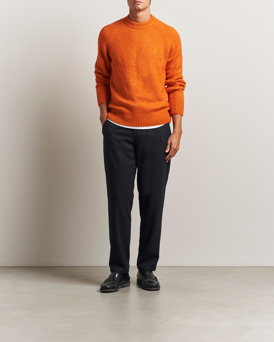 Men | Trousers | LES DEUX | Como Reg Wool Pants Dark Navy