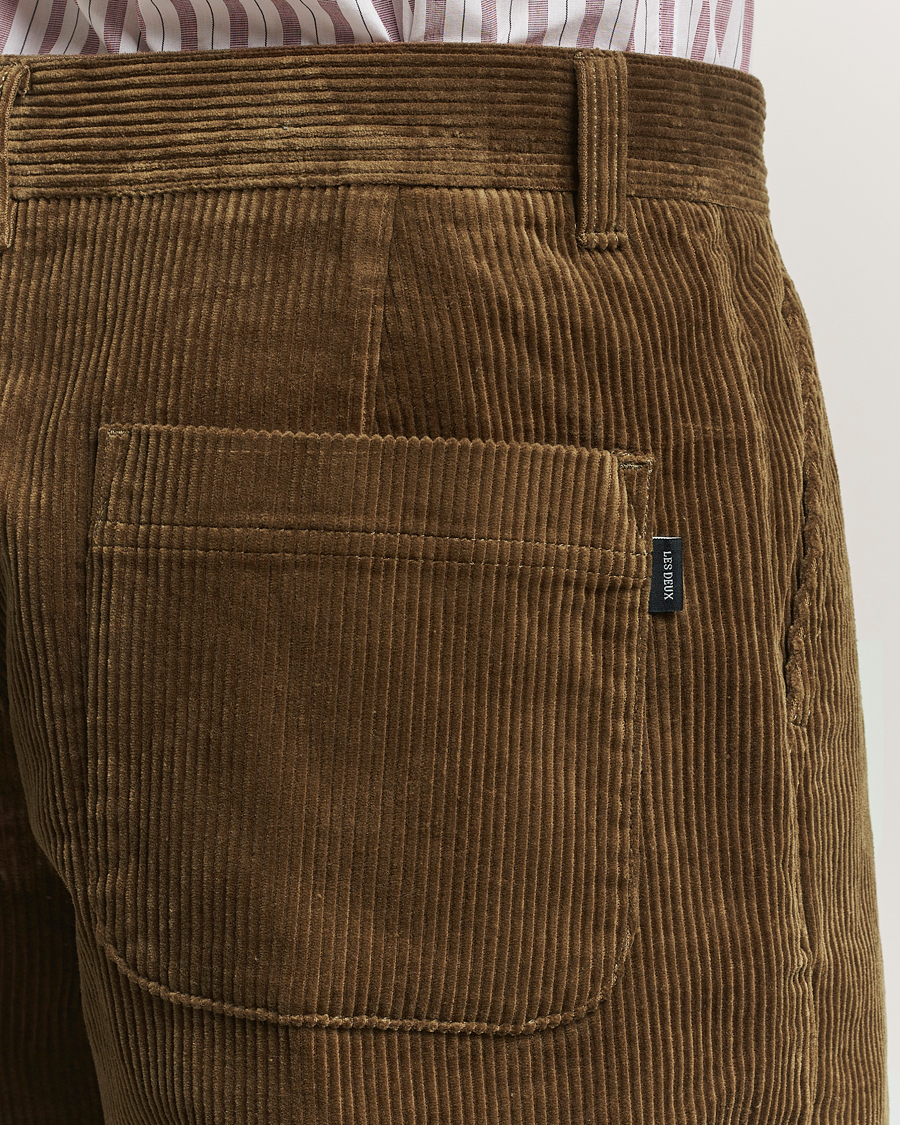 Men | Trousers | LES DEUX | Kody Corduroy Pants Military Olive