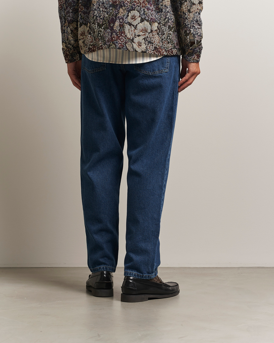 Men | Jeans | LES DEUX | Ryder Washed Denim Jeans Medium Indigo Wash