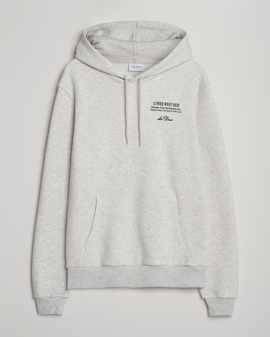 Men | Sweaters & Knitwear | LES DEUX | West Side Hoodie Snow Melange