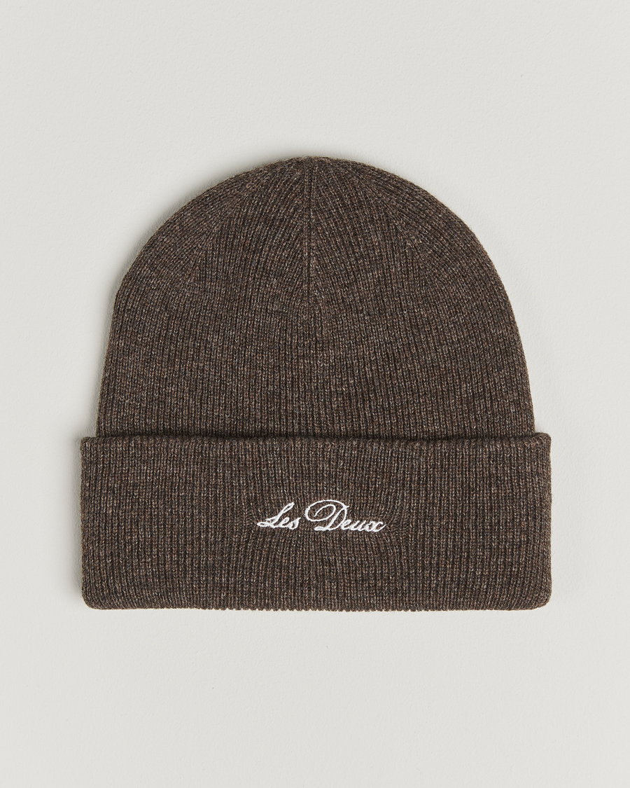 Men | Beanies | LES DEUX | Wayne Wool Beanie Mountain Gray