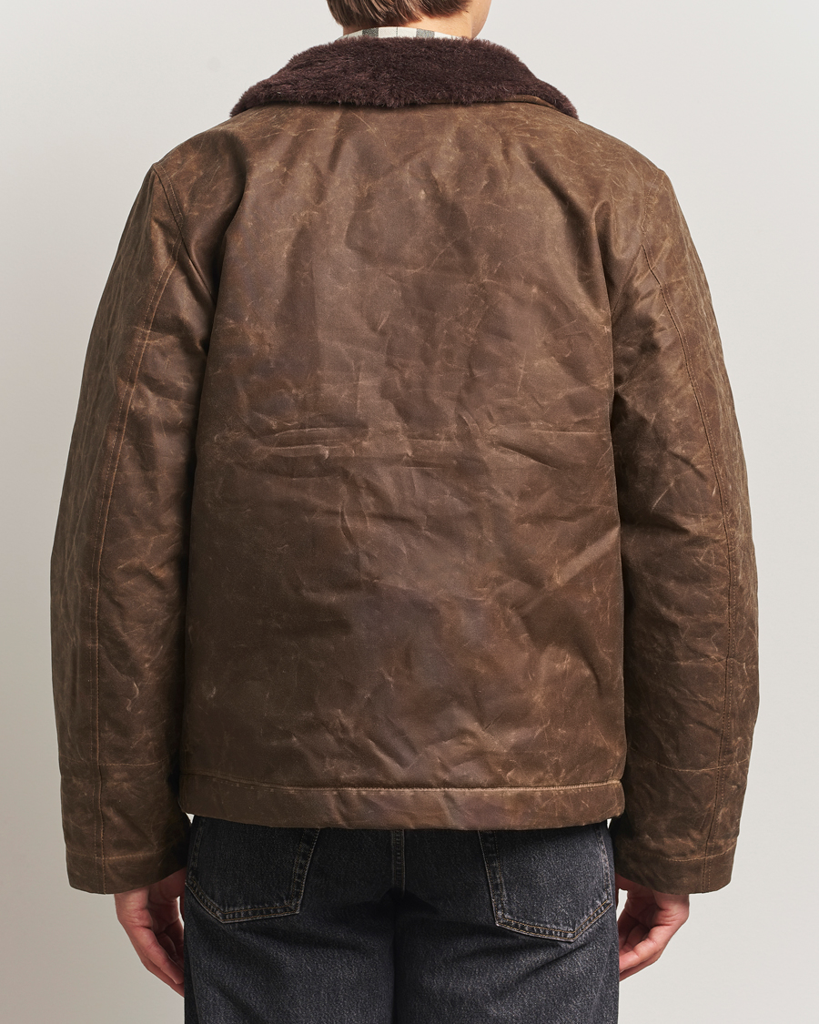 Men | Coats & Jackets | Manifattura Ceccarelli | Deck Jacket Dark Tan