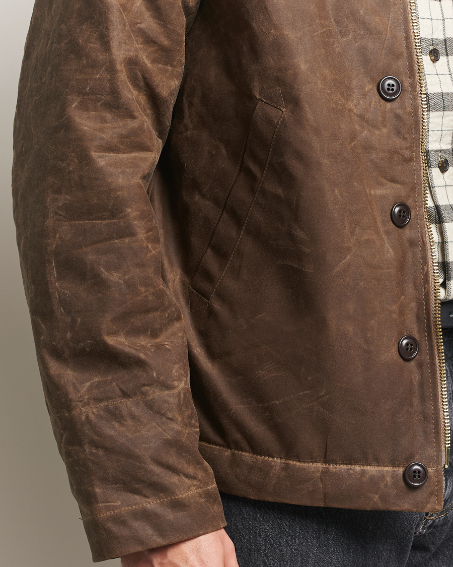 Men | Coats & Jackets | Manifattura Ceccarelli | Deck Jacket Dark Tan