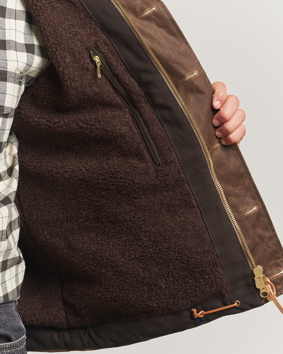 Men | Coats & Jackets | Manifattura Ceccarelli | Deck Jacket Dark Tan