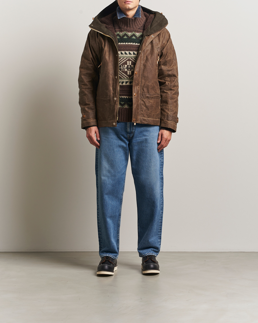 Men | Coats & Jackets | Manifattura Ceccarelli | Mountain Jacket Dark Tan