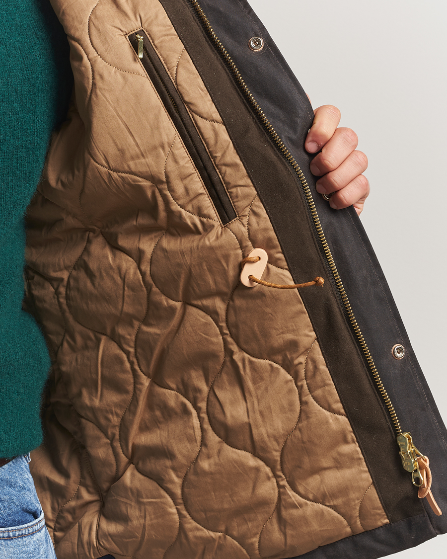 Men | Coats & Jackets | Manifattura Ceccarelli | New Fisherman Parka Chocolate