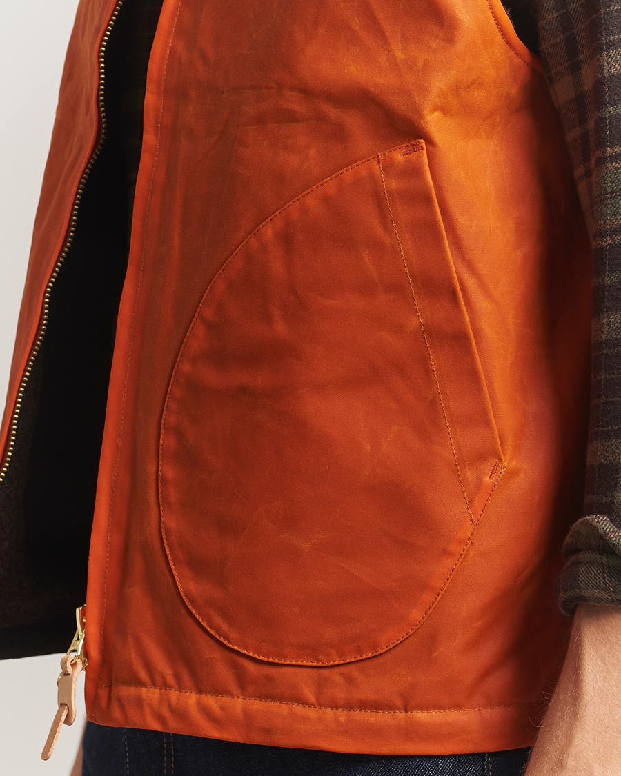 Men | Gilets | Manifattura Ceccarelli | Mountain Vest Orange